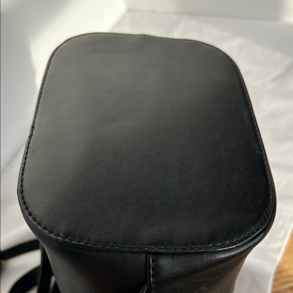 Call It Spring Black Quilted Backpack with Gold Accents - Picture 10 of 12